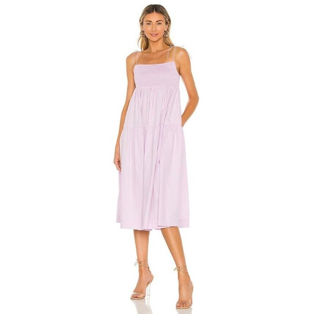 SWF Babydoll Midi Dress Resurrection Pastel Purple